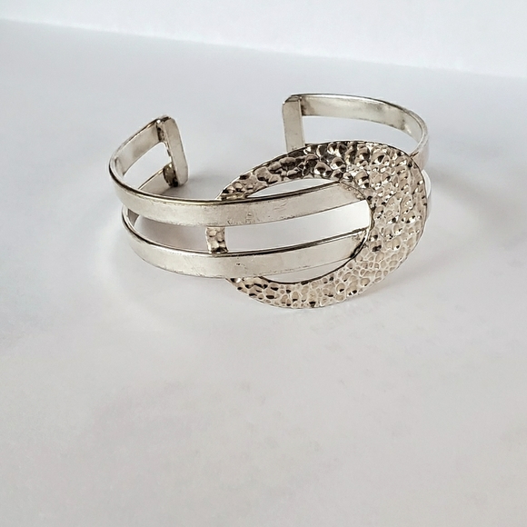 Silver 925 bracelet bangle - Picture 1 of 4